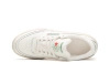 Sneakersy skórzane damskie Reebok Club C Extra W Chalk Glen Green buty sportowe beżowe (100010060)