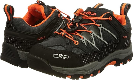 Wyprzedaż - Buty trekkingowe dziecięce CMP Kids Rigel Low Trekking Shoes WP zielona (3Q54554-47UG)