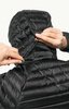 Kurtka zimowa damska Jack Wolfskin Passamani Down Hoody W z kapturem czarna (1207101_6000)