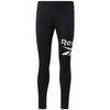 Legginsy damskie czarne Reebok RI BL Cotton Leggin (GL2547)