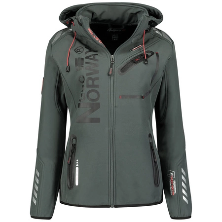 Kurtka softshell Geographical Norway (WU8088F/GN D.GREY/BLACK)