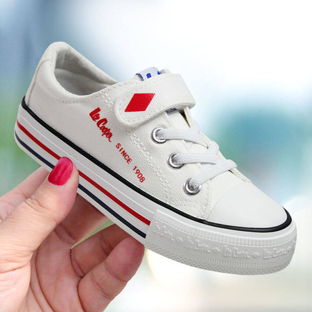 Buty sportowe damskie/męskie białe Lee Cooper (LCW-22-44-0804K)