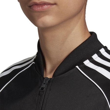 Bluza dresowa młodzieżowa adidas Originals SUPERSTAR TOP juniorska sportowa z logo czarna (DV2896)