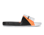Męskie klapki K-Swiss SLIDE SNDL X MCLAREN WHITE/BLACK/PAPAYA-M (04422-196-M)