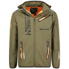 Softshell Geographical Norway ROYAUTE DB KAKI-ORANGE MEN 068 khaki / pomarańczowy męska (WY1996H/GN-Kaki / Orange)