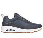Wyprzedaż - Buty sportowe męskie Skechers Uno Stacre sneakersy granatowe (52468-CHAR)