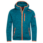 Kurtka polarowa dziecięca dla chłopca/dziewczynki Trollkids Kids Jondalen Jacket XT atlantic blue/glow orange (222-197)