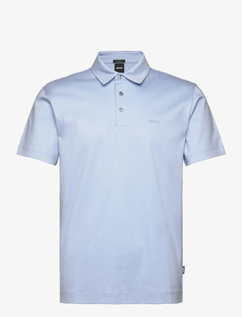 Koszulka Polo męska BOSS Palosh 30 AZZURRO slim fit niebieski (50471335-450)