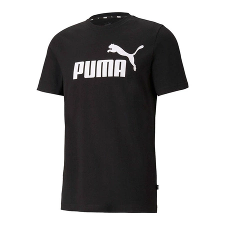 Koszulka męska czarna Puma ESS Logo Tee (586666-01)