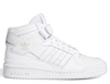 Sneakersy młodzieżowe adidas FORUM MID Junior buty sportowe wysokie na co dzień białe (FZ2086)