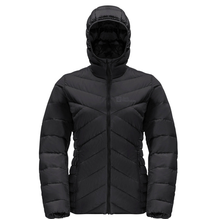 Kurtka damska zimowa puchowa Jack Wolfskin TUNDRA DOWN HOODY W black (1206642_6000)