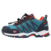 Wodoodporne buty turystyczne dziecięce dla chłopca/dziewczynki Trollkids Kids Trolltunga Hiker Low atlantic blue/dark navy/glow orange (155-197)