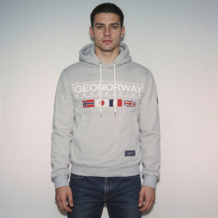 Bluza Geographical Norway GREAT BLENDED GREY DB MEN 317 mieszana szarość męska (WY8612H/GN-Blended Grey)