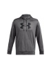 Wyprzedaż - Bluza z kapturem sportowa męska Under Armour UA Armour Fleece Big Logo HD szary (1379743-025)