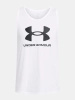 Koszulka bez rękawów męska UNDER ARMOUR tank top biała (57729/1382883-100)