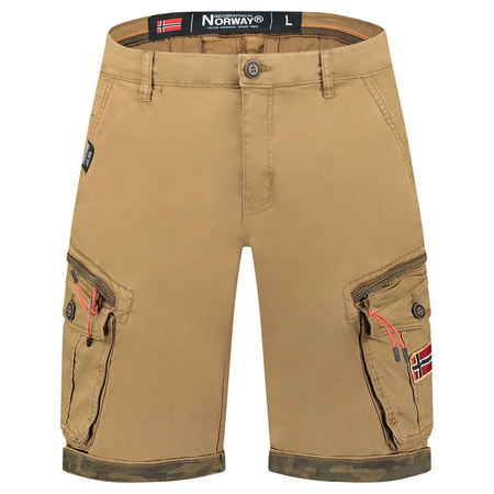 Bermudy Geographical Norway PARENTO KAKI DB MEN 317 khaki męska (SY1694H/GN-Kaki)