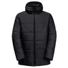 Wyprzedaż - Kurtka przejściowa męska Jack Wolfskin Deutzer Long JKT oddychający materiał czarna (1207451_6000)