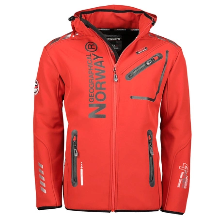 Kurtka sportowa męska Geographical Norway Royaute ASSOR B MEN 068 czerwona (WW1975H/GN/Red / Black)