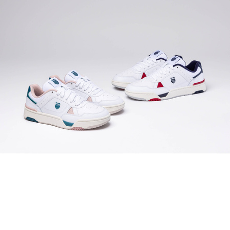 Wyprzedaż - Sneakersy męskie sportowe białe K-Swiss Match Pro LTH tenisówki ze skóry naturalnej (08905-130-M)