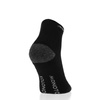 Wyprzedaż - Skarpety damskie/męskie czarne Monotox Basics Ankle Socks Active Cushion Black 2-Pack (SKS20ZKWB)