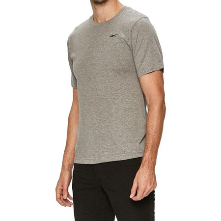 Koszulka sportowa męska Reebok CREW NECK TEE SANTO t-shirt bawełniany szarny (C82730)