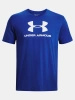 Koszulka sportowa męska UNDER ARMOUR Sportstyle bawełniana oddychająca niebieska (1329590-402)