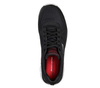 Wyprzedaż - Buty treningowe męskie Skechers Track sneakersy czarno-białe (52631-BKRD)