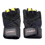 Rękawice na siłownię Black/Yellow HMS RST01 r.M