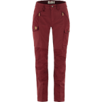 Spodnie damskie Fjällräven Nikka Trousers Curved W Bordeaux Red (F89638-347)