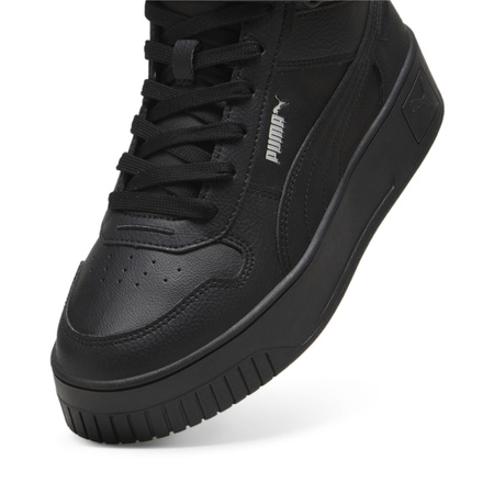 Wyprzedaż - Sneakersy damskie Puma Carina Street Mid WTR buty sportowe wysokie za kostkę czarne (398050-01)