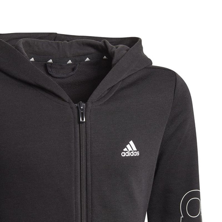 Bluza adidas Essentials Logo Full-Zip Hoodie Jr (GN4050)