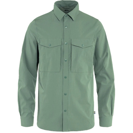 Koszula z długim rękawem męska Fjällräven Abisko Trekking Shirt M Patina Green (F87935-614)