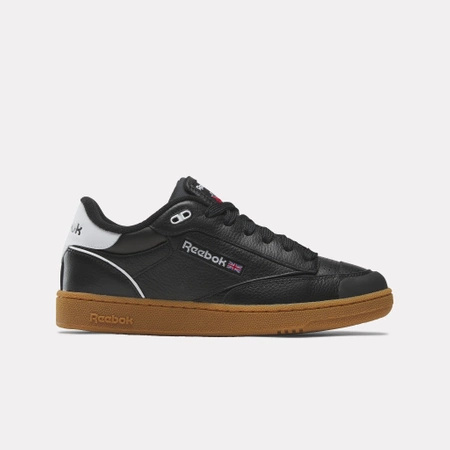 Wyprzedaż - Buty męskie Reebok Club C Bulc sneakersy skórzane czarne (100033925)