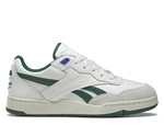 Sneakersy skórzane męskie Reebok BB 4000 II Basketball Chalk Dark Green (IE6833)