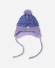 Wyprzedaż - Czapka zimowa dziecięca Reima Paljakka Blooming Lilac ciepła wełniana fioletowa (5300035B-5451)