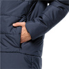 Wyprzedaż - Kurtka przejściowa męska Jack Wolfskin Deutzer Long JKT wodoodporna granatowa (1207451_1010)
