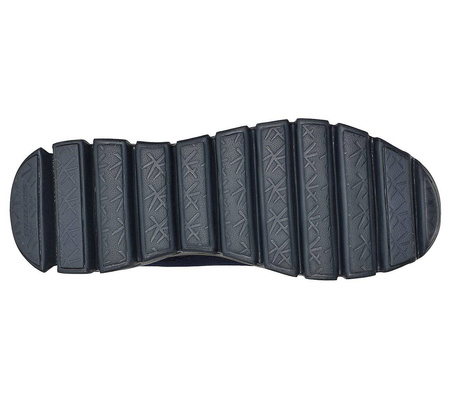 Wyprzedaż - Buty sportowe męskie Skechers Glide-Step Fasten Up sneakersy granatowe (232136-NVBK)