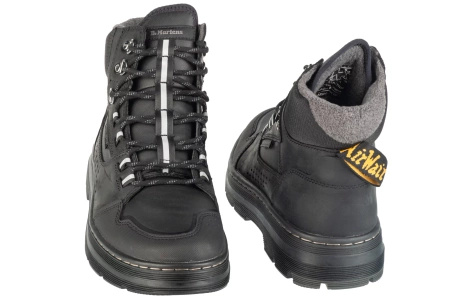 Buty zimowe męskie Dr. Martens Rilla WX sportowe trapery outdoorowe szare (DM32106001)