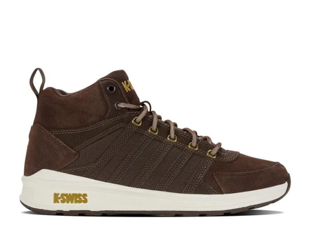 Buty sportowe męskie K-Swiss Vista Trainer MID WNT zamszowe sneakersy brązowe (07145-229-M)