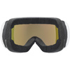 Wyprzedaż - Gogle narciarskie damskie/męskie Uvex Downhill 2100 CV snowboardowe sportowe czarne (55/0/398/1030)