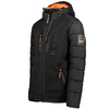 Kurtka męska Geographical Norway BEACHWOOD BLACK-FORANGE DB MEN 068 BS4 BLACK (WU6631H/GN-NOIR)