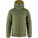 Kurtka puchowa ocieplana męska Fjällräven Expedition Pack Down Hoodie M Green-Mustard Yellow (F86121-620-161)