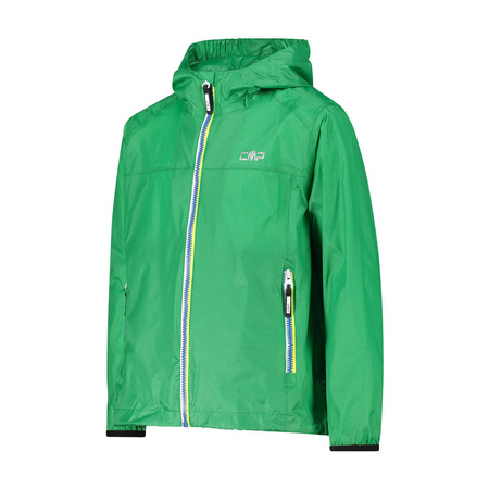 Kurtka przeciwdeszczowa dziecięca CMP Kid Jacket Rain Fix wodoodporna zielona (3X57624-E499)