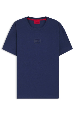 Koszulka męska do spania Hugo Loungewear Laze AZZURRO (50525236-409)