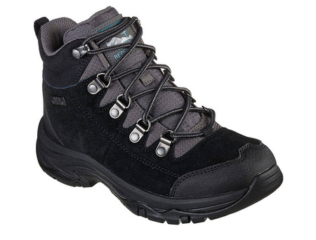 Buty trekkingowe damskie czarne Skechers Relaxed Fit Trego El Capitan (158254-BKGY)