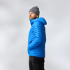 Wyprzedaż - Kurtka zimowa z kapturem męska Fjällräven Expedition Lätt Hoodie M UN Blue puchowa niebieska (F86119-525)