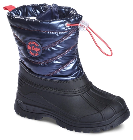 Buty zimowe dziecięce Lee Cooper kalosze wysokie czarne (LCJ-23-44-2000K)