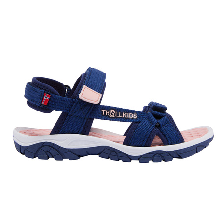 Sandały sportowe dziecięce dla chłopca/dziewczynki Trollkids Kids Oslofjord Sandal lotus blue/dahlia (268-185)