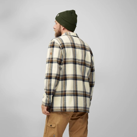 Koszula z długim rękawem męska Fjällräven Singi Flannel Overshirt M Chalk White-Dark Navy (F12600226-113-555)