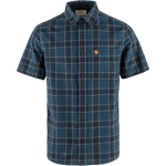 Koszula z krótkim rękawem męska Fjällräven Övik Travel Shirt SS M Indigo Blue-Dark Navy (F87039-534-555)